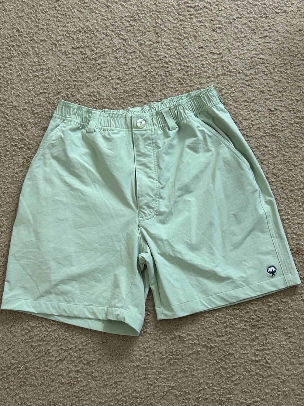 SSCO Men’s Nomad Shorts Drawstring Size Medium Light Green 6”